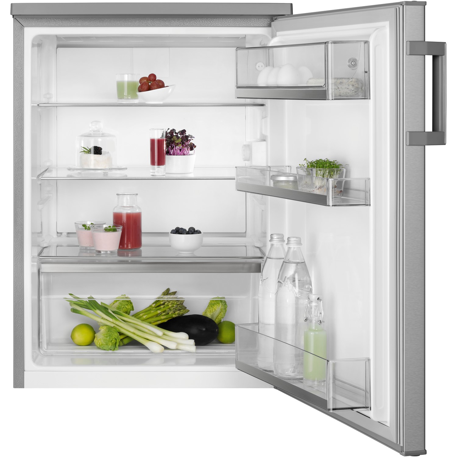 Silver under on sale counter larder fridge