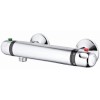 Round Thermostatic Bar Valve with Offset Outlet