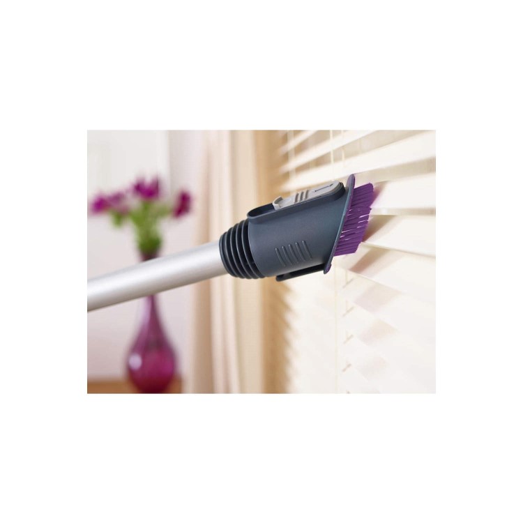Hoover RU80_VE11001 Velocity 850W Bagless Cylinder Vacuum Cleaner Purple and Champagne