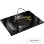 Franke RUG110PWDP Rotondo Undermount Single Bowl Fragranite Sink and Tap Designer Pack in Polar White