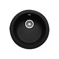 Franke RUK110BK Rotondo Undermount Single Bowl Ceramic Sink in Black