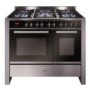 GRADE A2 - CDA RV1002SS 100cm Wide Double Oven Dual Fuel Range Cooker - Stainless Steel