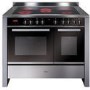 CDA RV1060SS 100cm Double Oven Electric Range Cooker With 5 Zone Ceramic Hob - Stainless Steel