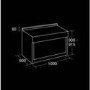 CDA RV1061SS 100cm Wide Double Oven Electric Range Cooker With Ceramic Hob - Stainless Steel