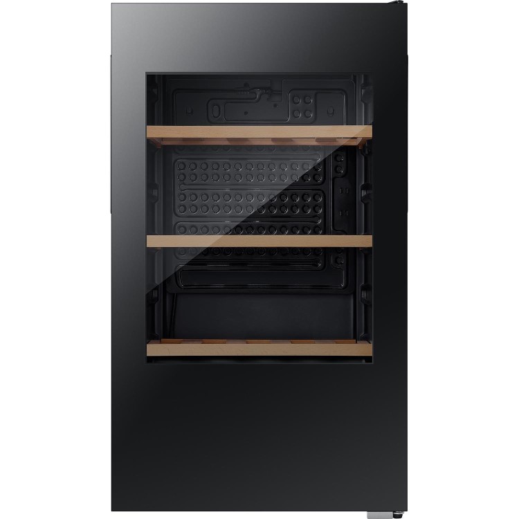 Refurbished Hisense RW12D4NWG0 30 Bottle Single Zone Wine Cooler Black