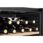 Refurbished Hisense RW12D4NWG0 30 Bottle Single Zone Wine Cooler Black