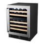 Hisense 46 Bottle Freestanding Wine Cooler - Black