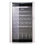 GRADE A2 - Light cosmetic damage - Samsung RW33EBSS1 Freestanding Single Zone Wine Cooler - Stainless Steel And Black