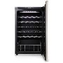 GRADE A2 - Light cosmetic damage - Samsung RW33EBSS1 Freestanding Single Zone Wine Cooler - Stainless Steel And Black