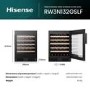 Refurbished Hisense 46 Bottle Freestanding Wine Cooler - Black