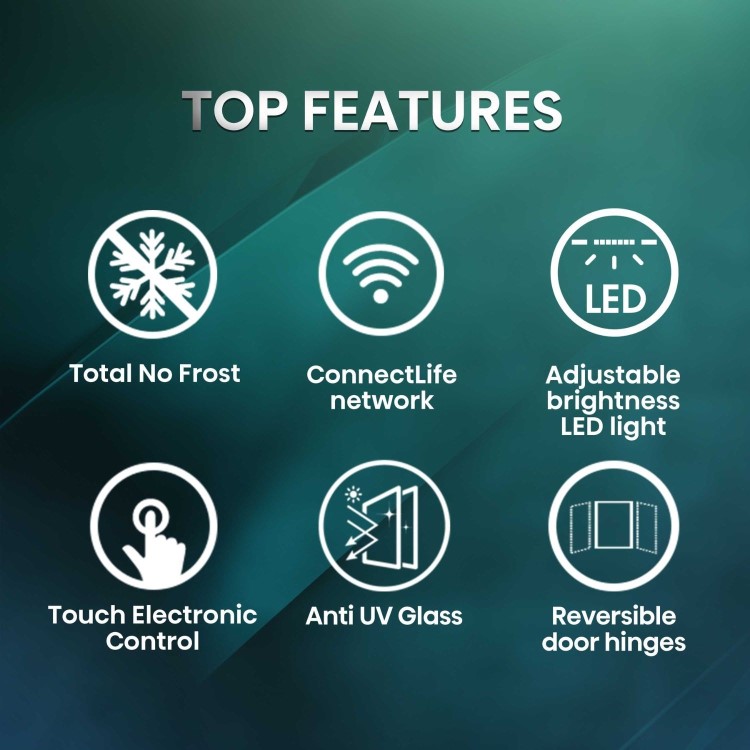 Refurbished Hisense 46 Bottle Freestanding Wine Cooler - Black