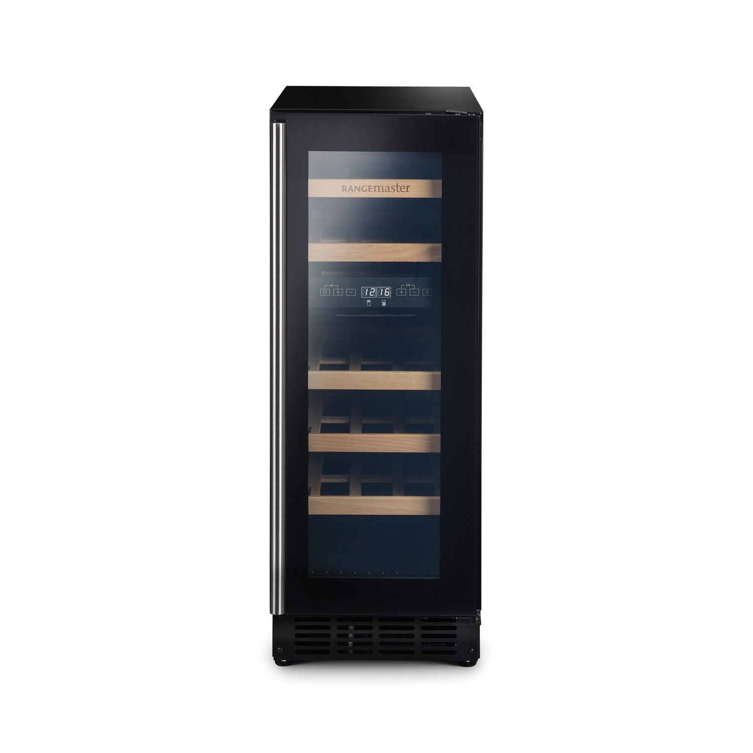 Rangemaster 30cm Wide Dual Zone Wine Cooler - Black