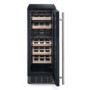 Rangemaster 168 Bottle Capacity Wide Dual Zone Wine Cooler - Stainless Steel