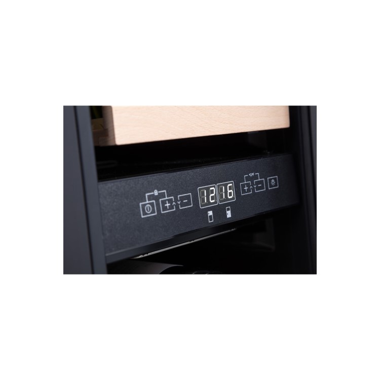 Rangemaster 168 Bottle Capacity Wide Dual Zone Wine Cooler - Stainless Steel