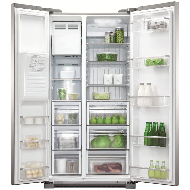 Fisher & Paykel RX611DUX1 24945 Side-by-side American Fridge Freezer With Ice And Water - Stainless Steel