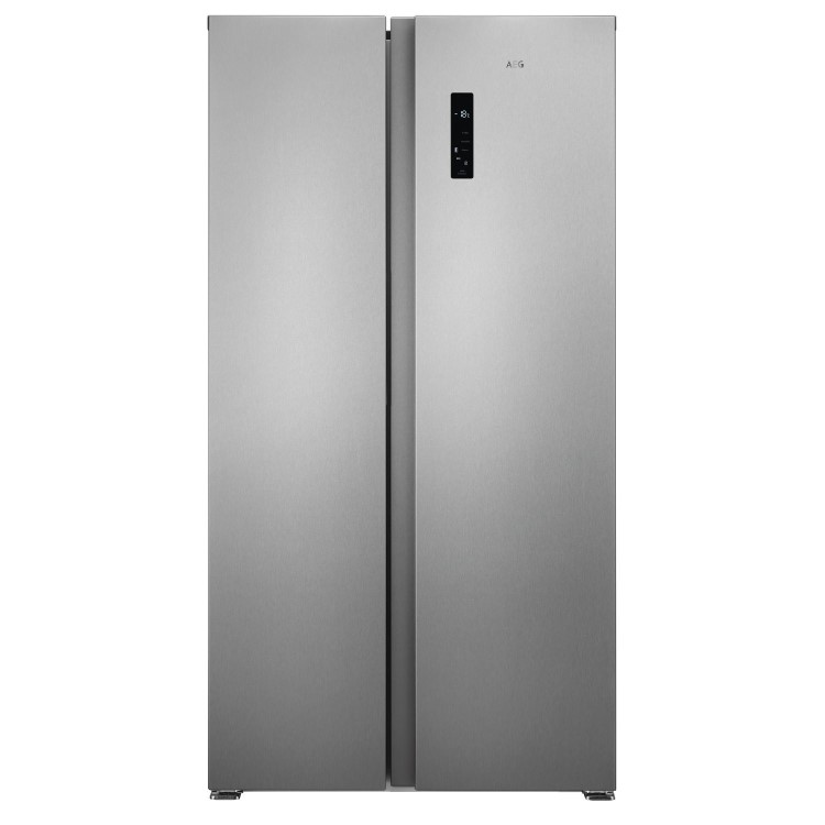 AEG 9000 MultiChill 594 Litre Side by Side Fridge Freezer - Stainless Steel
