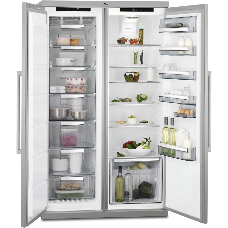 AEG RXE75411NM American Side-by-side Fridge Freezer - Antifingerprint Stainless Steel