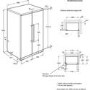AEG RXE75411NM American Side-by-side Fridge Freezer - Antifingerprint Stainless Steel