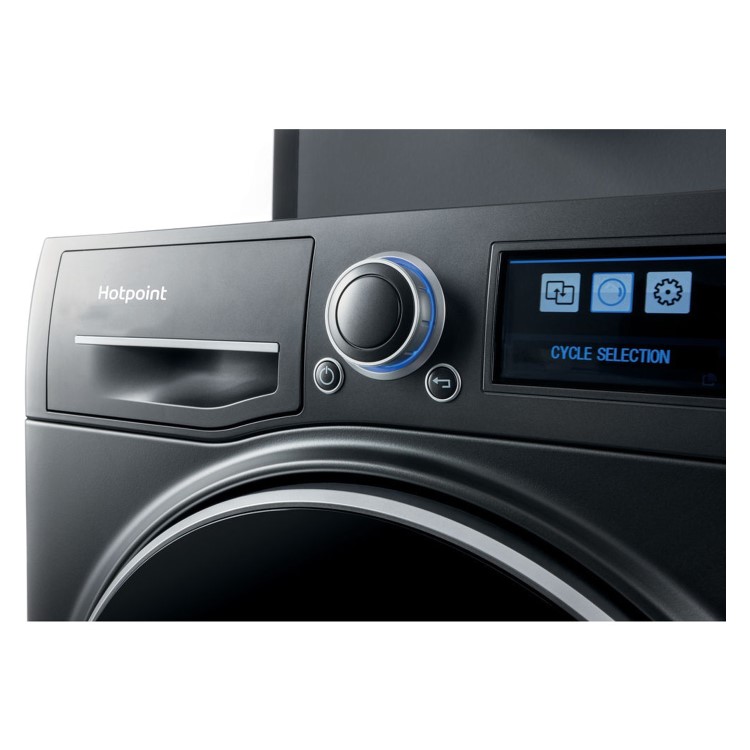 Hotpoint RZ1066B Ultima S-Line 10kg 1600rpm Freestanding Washing Machine - Black