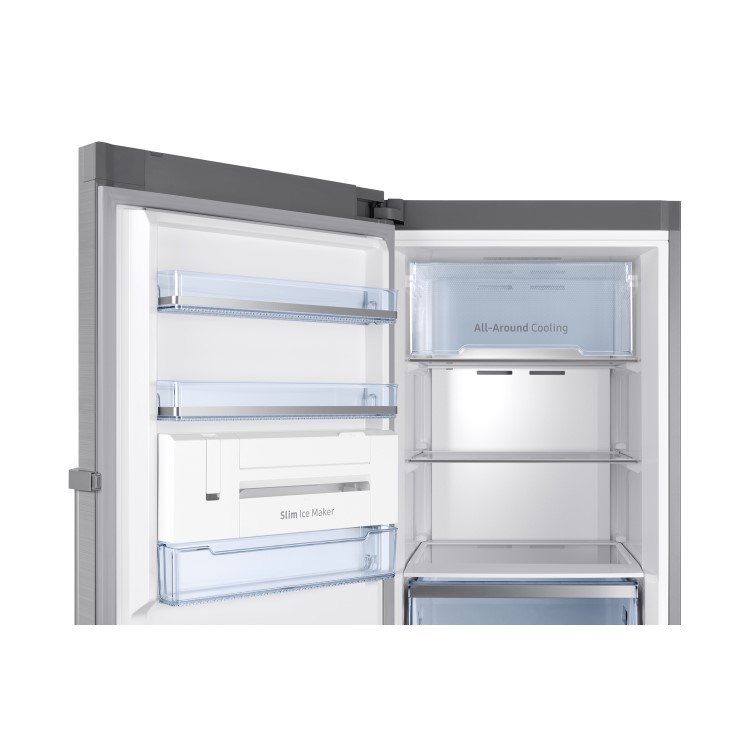 GRADE A1 - Samsung RZ32M71207F 60cm Wide Frost Free Freestanding Upright Freezer - Refined Steel