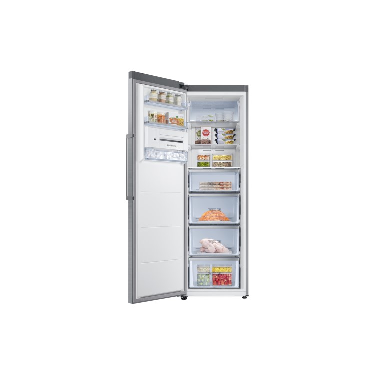 GRADE A2 - Samsung RZ32M71207F 60cm Wide Frost Free Freestanding Upright Freezer - Refined Steel
