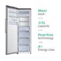 Samsung RZ32M7120SA 315 Litre Freestanding Upright Freezer 185cm Tall Frost Free 60cm Wide - Graphite