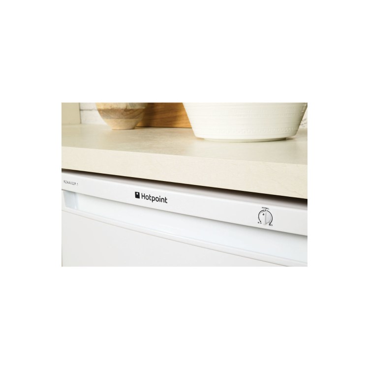 Hotpoint RZAAV22P1 55cm Wide Freestanding Upright Under Counter Freezer - White
