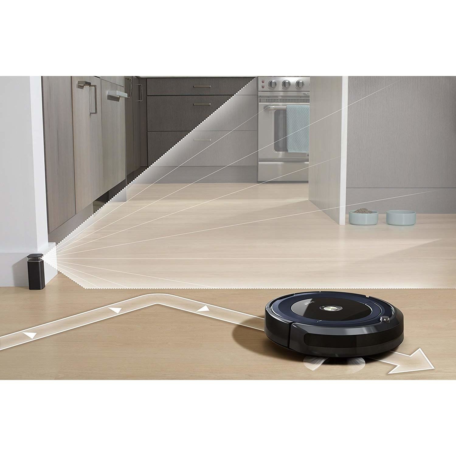 Irobot Roomba695 Robot Vacuum Cleaner With Wifi Smart App