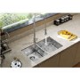Taylor & Moore Royal Spring Neck Single Lever Stainless Steel Kitchen Tap with Pull out Nozzle Spray