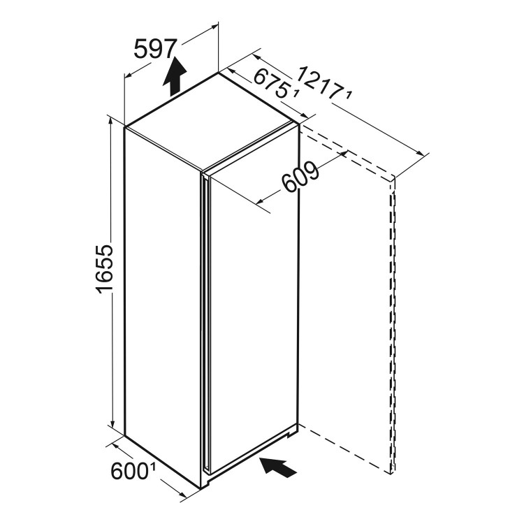 Liebherr 348 Litre Freestanding Larder Fridge - White