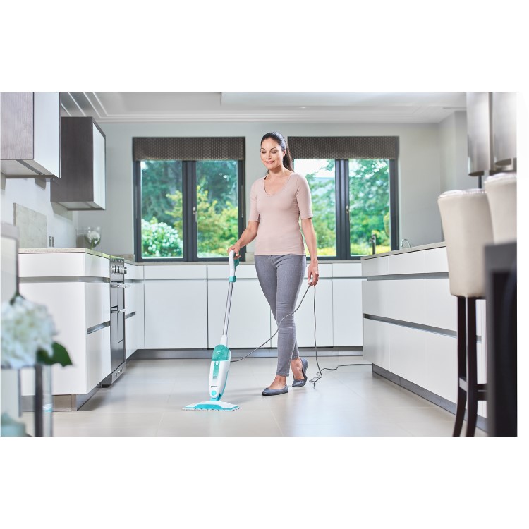 Shark Classic Steam Mop - White & Mint