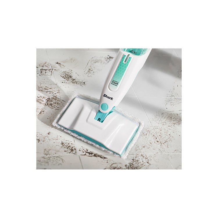 Shark Classic Steam Mop - White & Mint