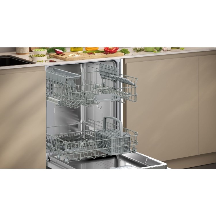 Neff N30 Integrated Dishwasher - Smart Wi-Fi C-rated Black Control Panel