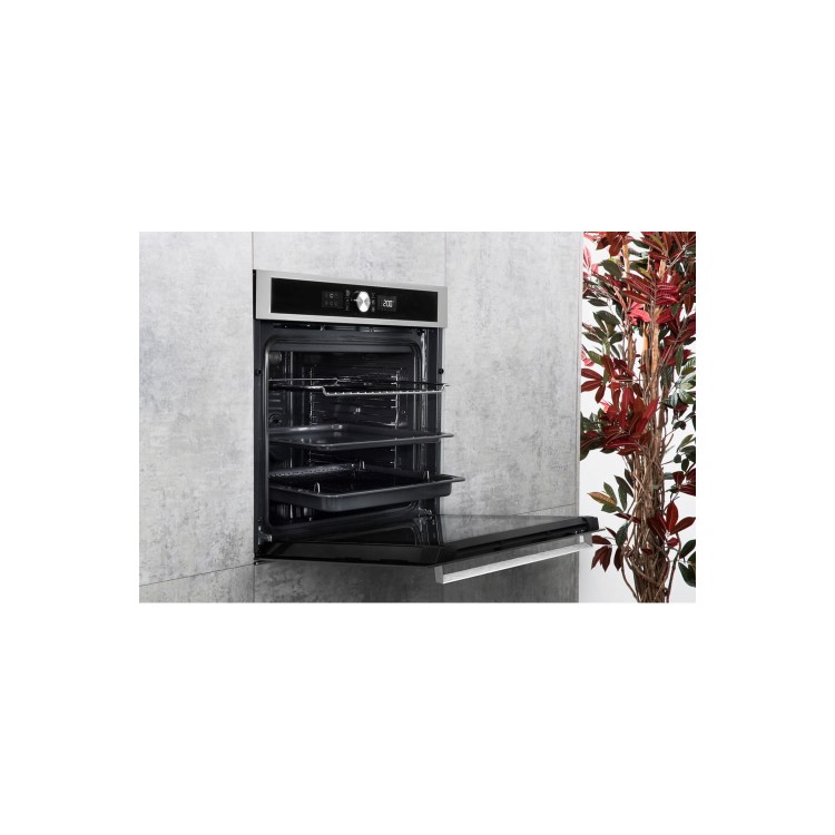Hotpoint Electric Single Oven with Catalytic Cleaning - Stainless Steel