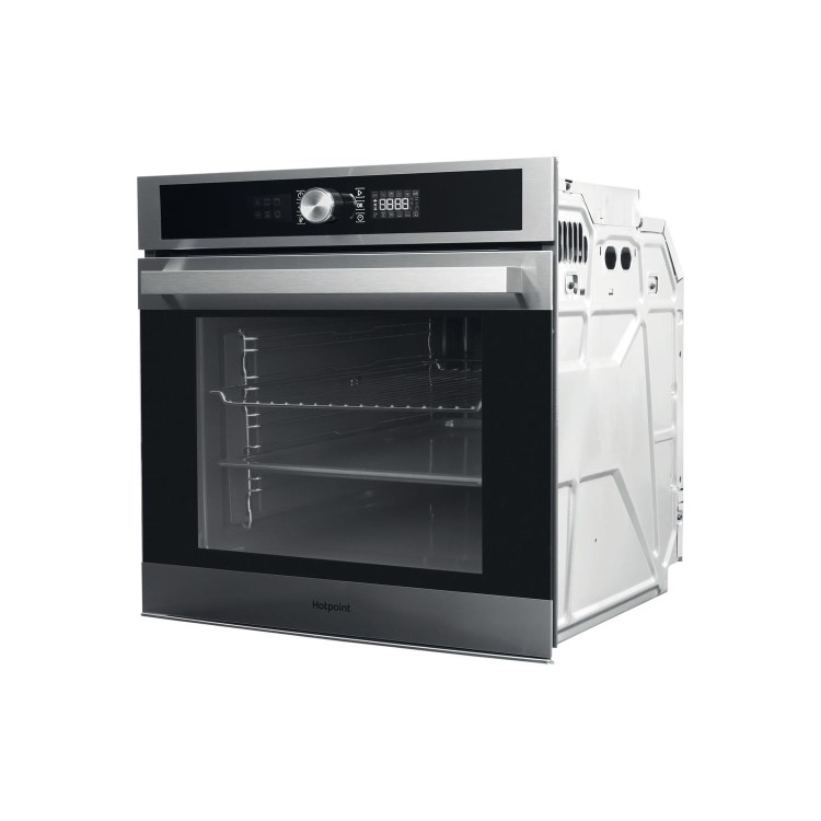 Hotpoint Electric Single Oven with Catalytic Cleaning - Stainless Steel