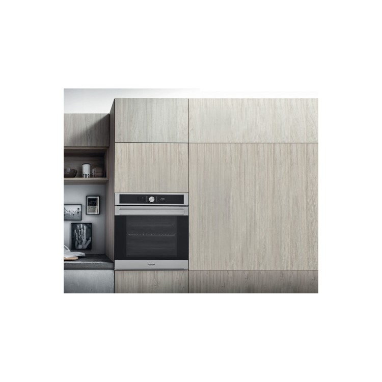 Hotpoint Electric Single Oven with Catalytic Cleaning - Stainless Steel
