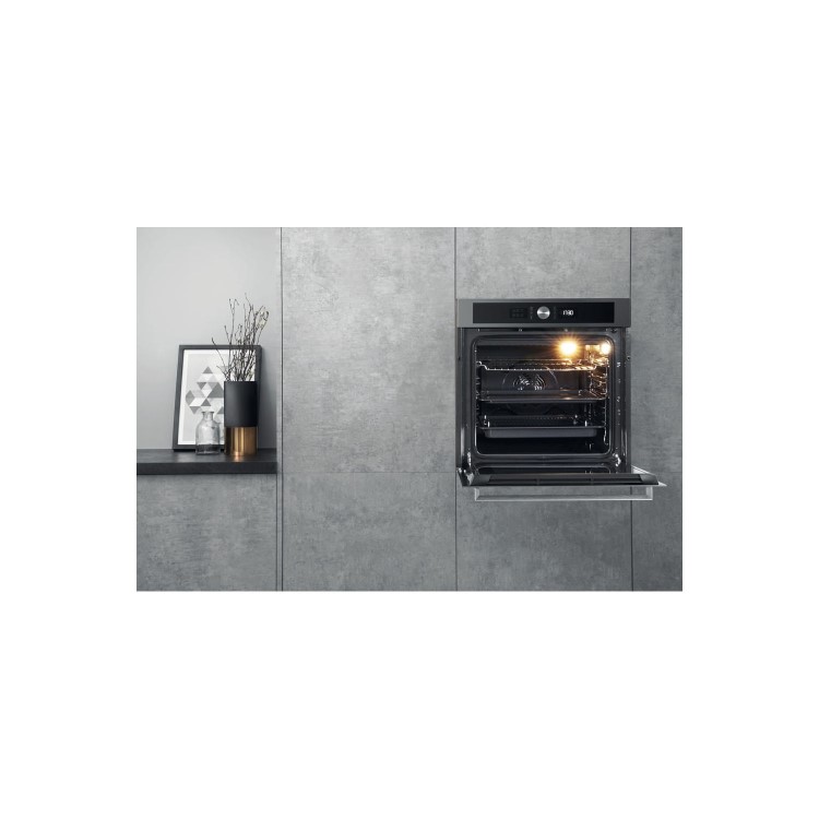Hotpoint Electric Single Oven with Catalytic Cleaning - Stainless Steel