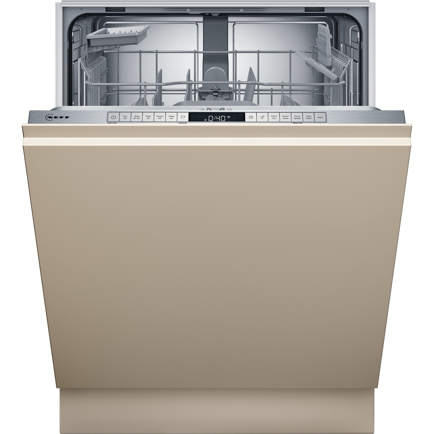 Neff N 50 Integrated Dishwasher - Smart Wi-Fi 13 place settings D-Rated Vario Hinge