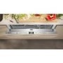 Neff N 50 Integrated Dishwasher - Smart, C-rated, Silver control panel