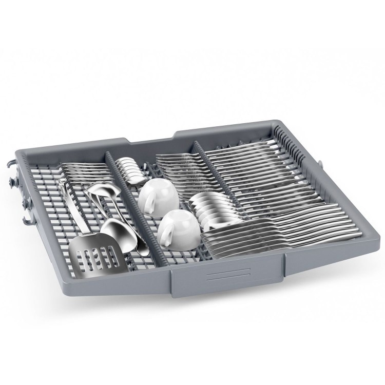 Neff N 50 Integrated Dishwasher - Smart, C-rated, Silver control panel