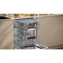 Neff N 50 Integrated Dishwasher - Smart, C-rated, Silver control panel