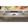 Neff N70 Integrated Dishwasher -  Smart Wi-Fi D-Rated Silver control panel
