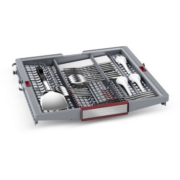 Neff N70 Integrated Dishwasher -  Smart Wi-Fi D-Rated Silver control panel