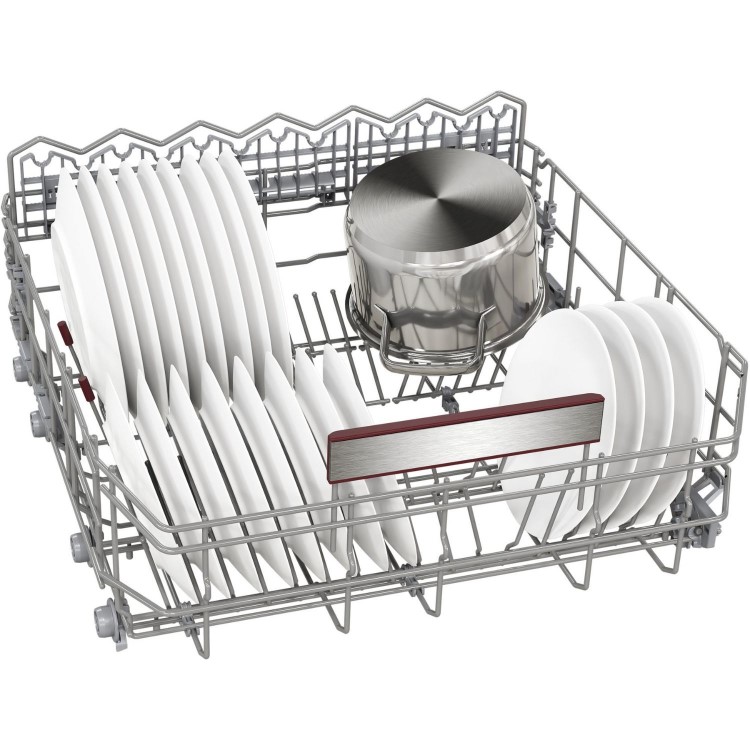 Neff N70 Integrated Dishwasher -  Smart Wi-Fi D-Rated Silver control panel