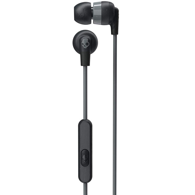 Skullcandy Ink'd - Wired In-Ear Earphones w/Mic - Black/Grey