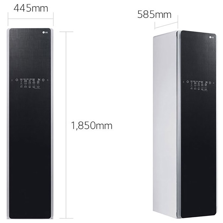 Refurbished LG S3BF WiFi Connected Styler Steam Clothing Care System Black