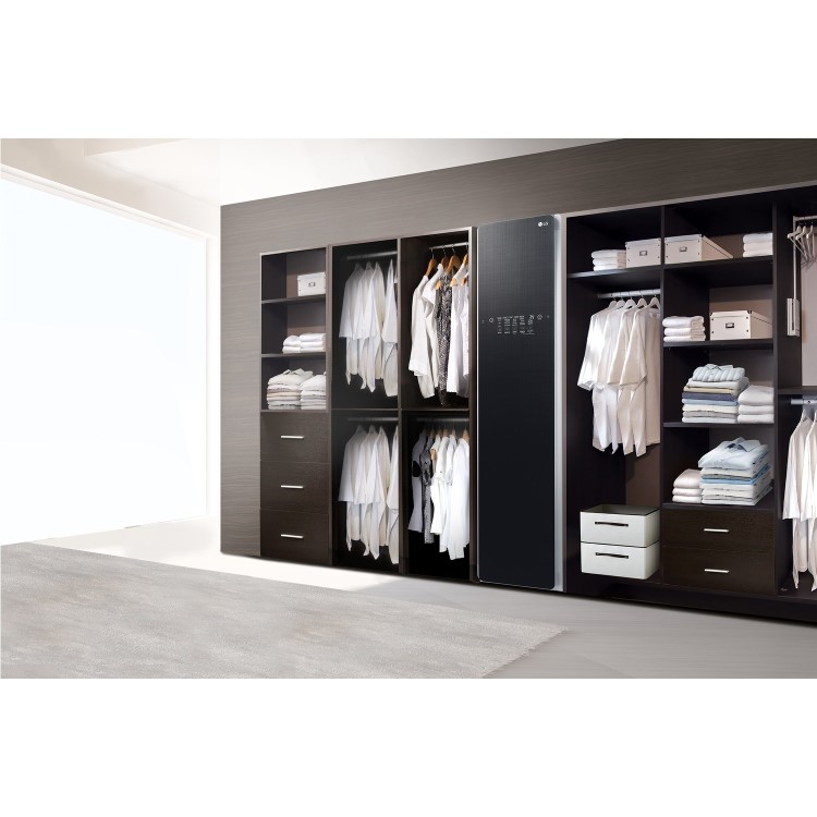 Refurbished LG S3BF WiFi Connected Styler Steam Clothing Care System Black