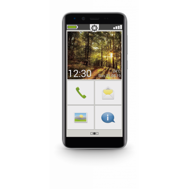 Emporia SMART.3mini Black/Silver 5" 16GB 4G Unlocked & SIM Free Smartphone