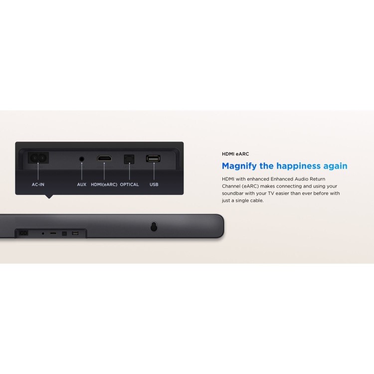 TCL S45H 2.0ch Soundbar with Deep Bass & All-in-One Home Cinema Sound