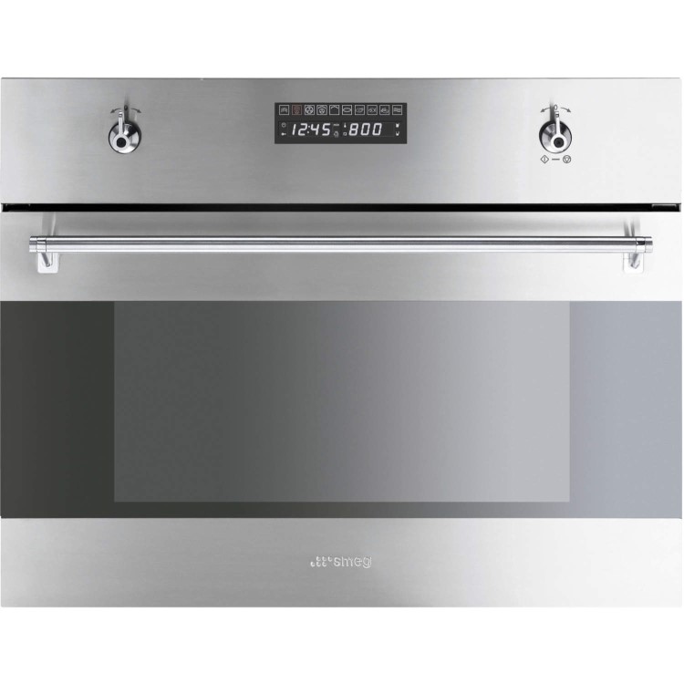 Smeg S45VCX2 Classic Compact Integrated Steam Oven - Stainless Steel